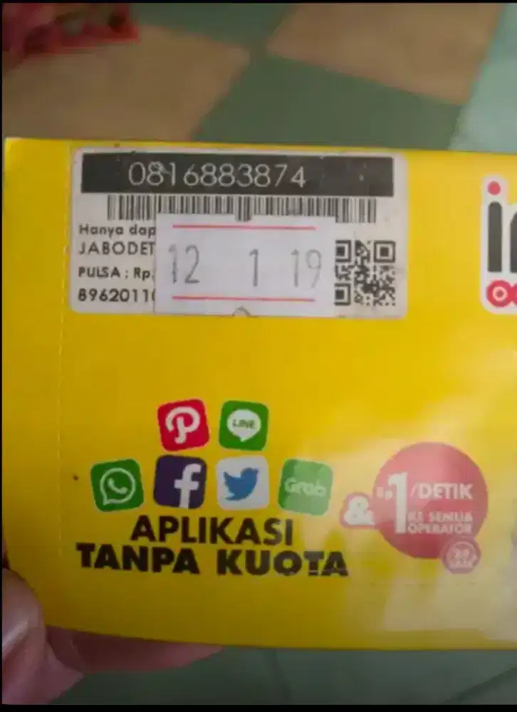 Kartu prabayar Indosat 10 digit