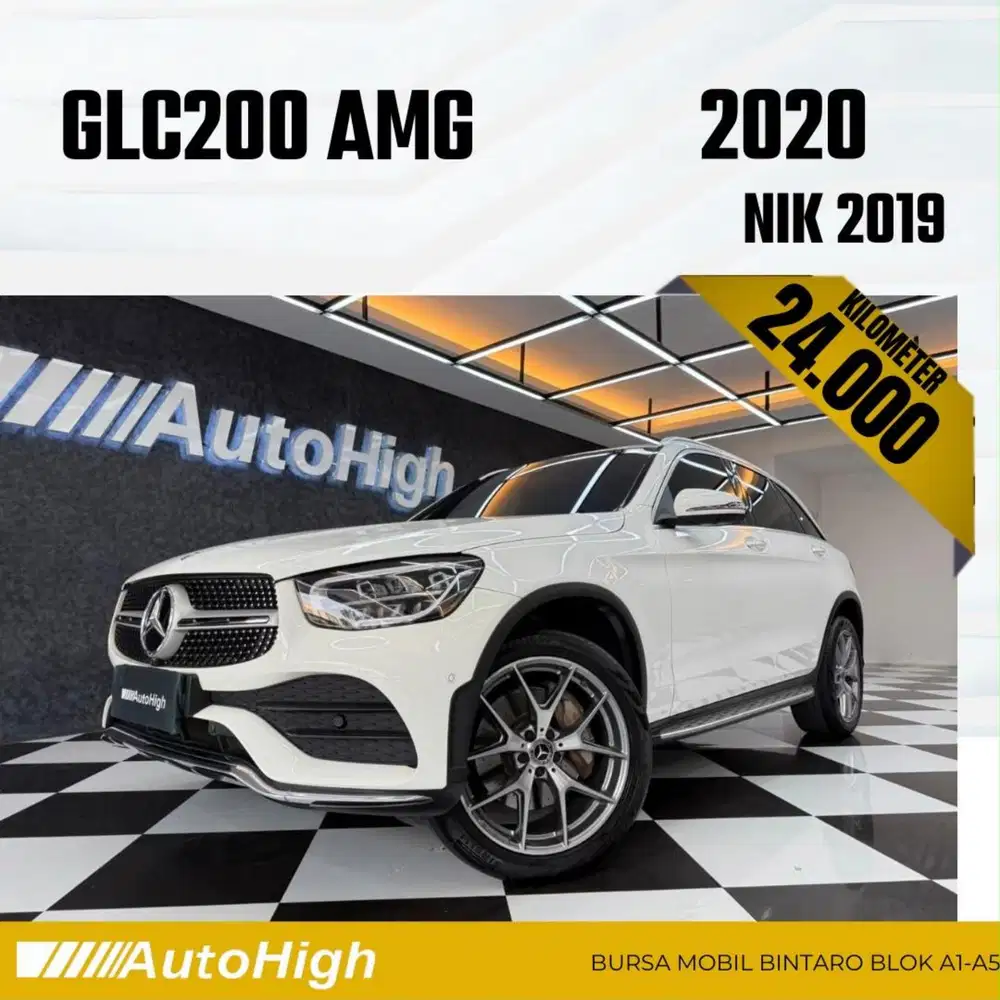 DP10% [Km24.000] GLC200 AMG 2019 White / GLC 200 Reg 2020 #AUTOHIGH