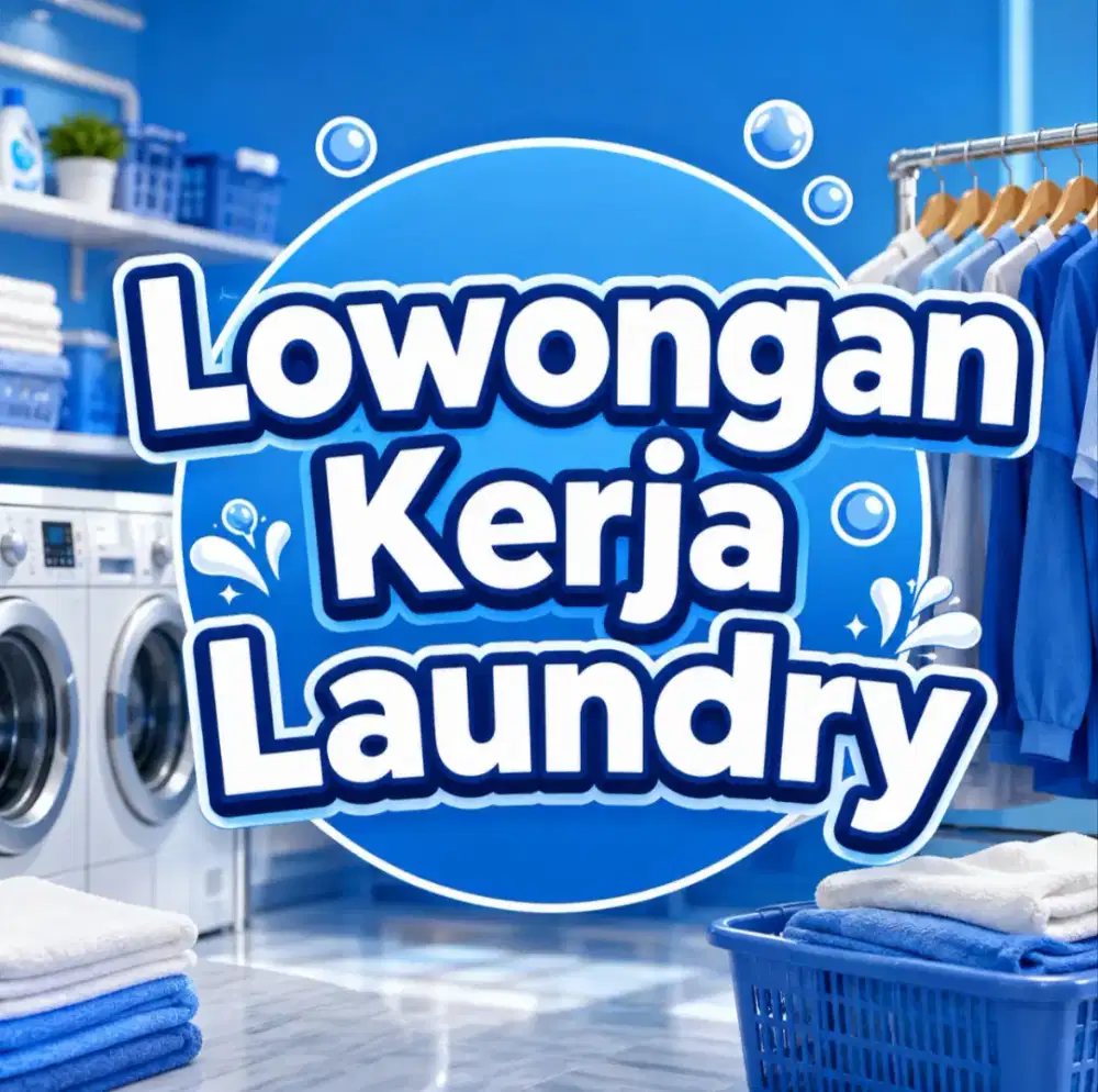 Lowongan Kerja Laundry. Terbuka untuk Pemula