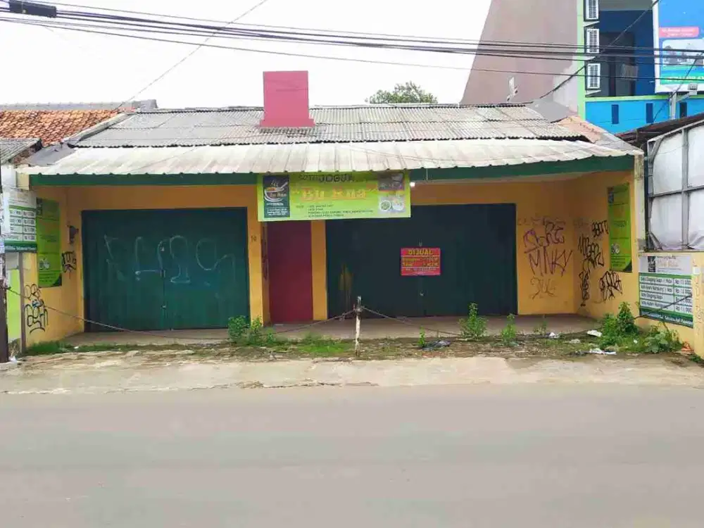 Dijual Ruko 1 Lantai dan Tanah kosong pada halaman belakang di Pondok Petir, Bojongsari, Depok