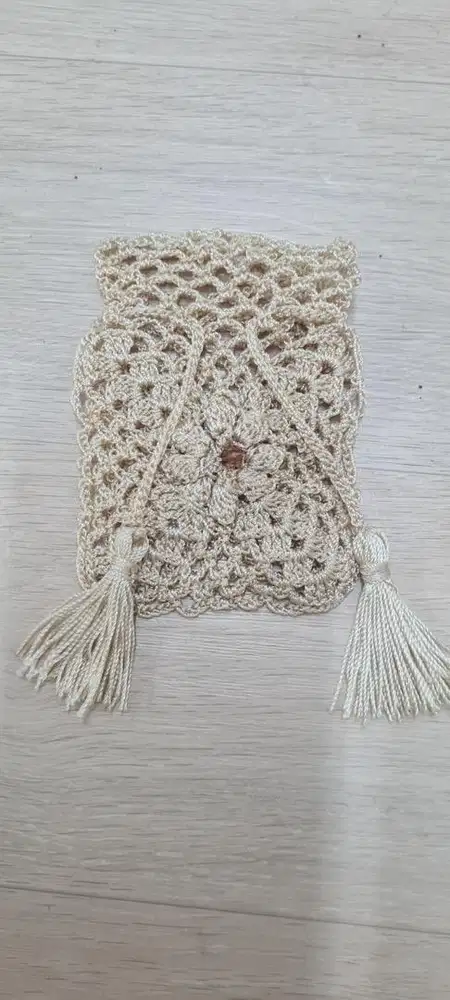 Pouch rajut mini premium esthetic, wadah koin, pouch mini