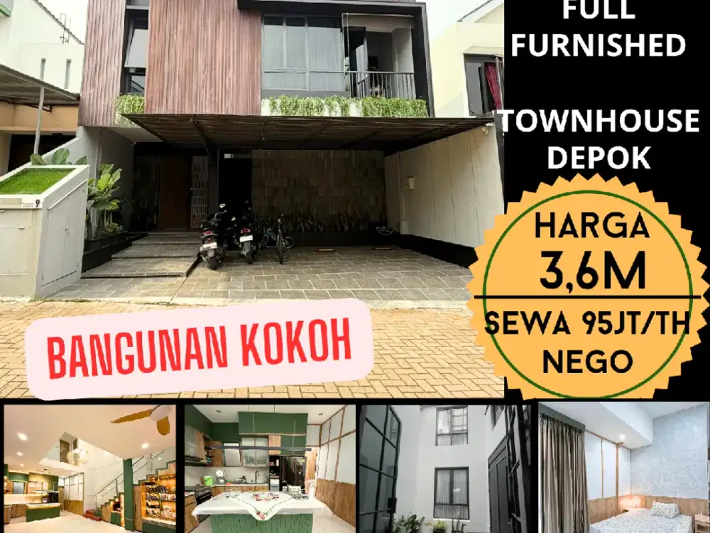 Rumah Super Nyaman dengan bangunan baru di Rawdhah Residence dijual cepat di Depok