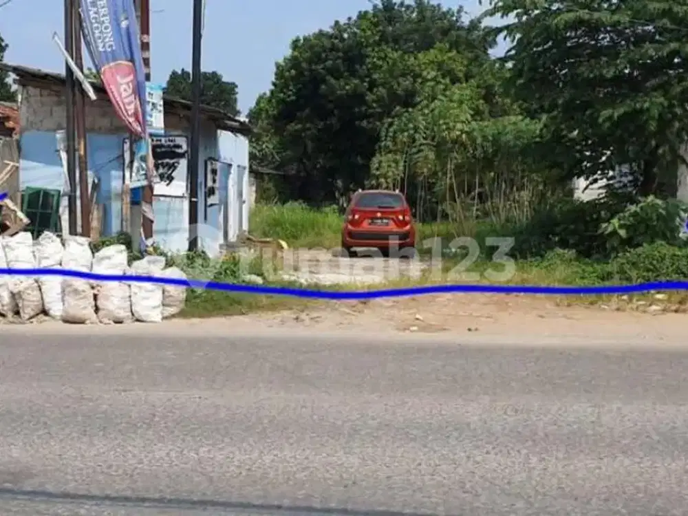 Tanah Strategis Pinggir Jalan Dekat Kawasan BSD City Tangerang Selatan