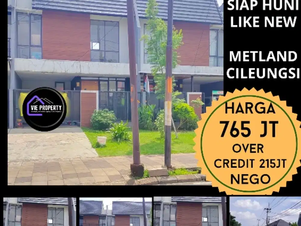 DIJUAL MURAH RUMAH RAPI SEPERTI BARU DI METLAND CILEUNGSI