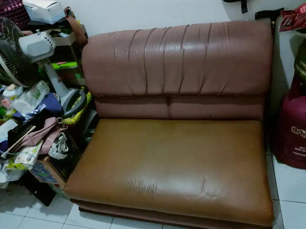Sofa bekas bahan oscar bagus kuat dan tebal