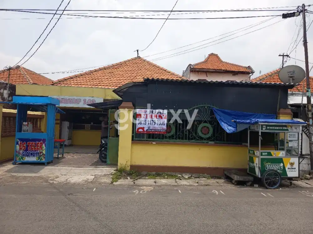 JUAL RUMAH HITUNG TANAH ADA KOST2AN AKTIF  , O JALAN  RAYA KEDUNG BARUK