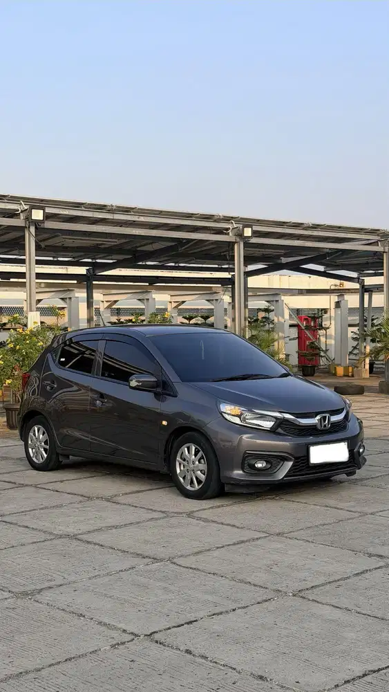 [ODO 30.000] Honda Brio E 1.2 CVT 2021 Facelift Low KM Gray RS
