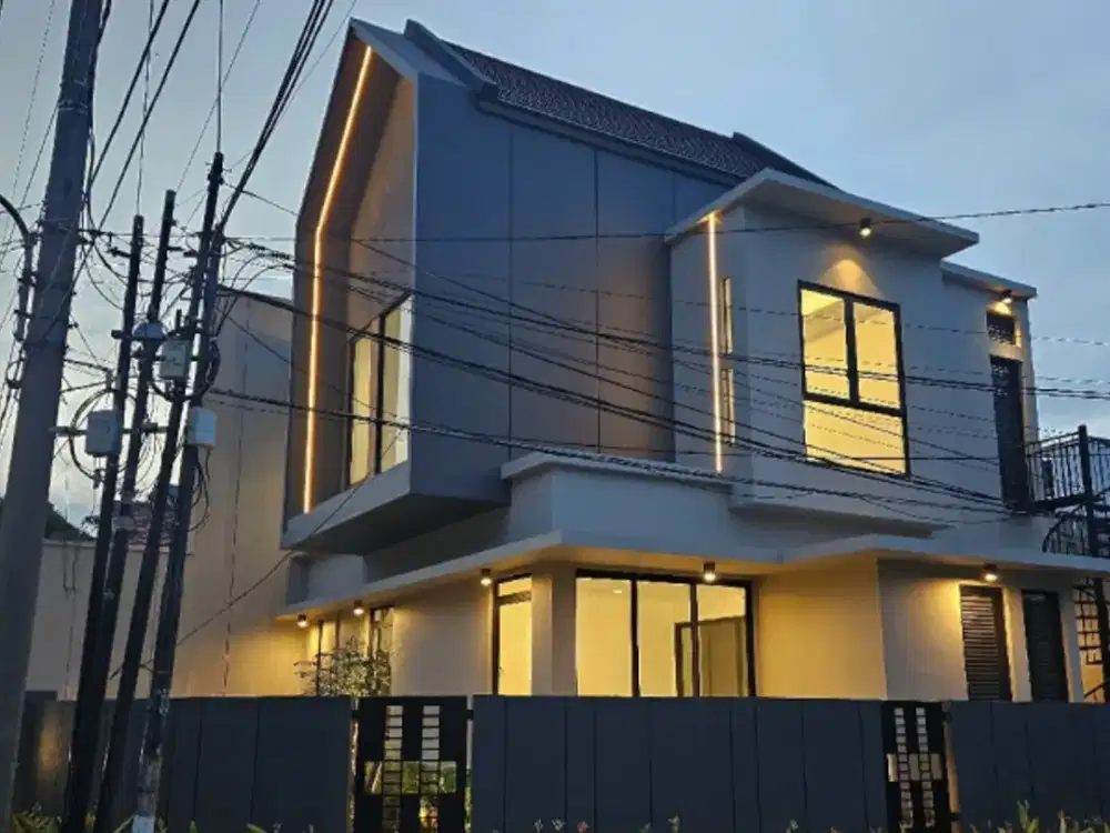 JUAL RUMAH GRESS BABATAN PANTAI HOOK, ADA ROOFTOP GARDEN