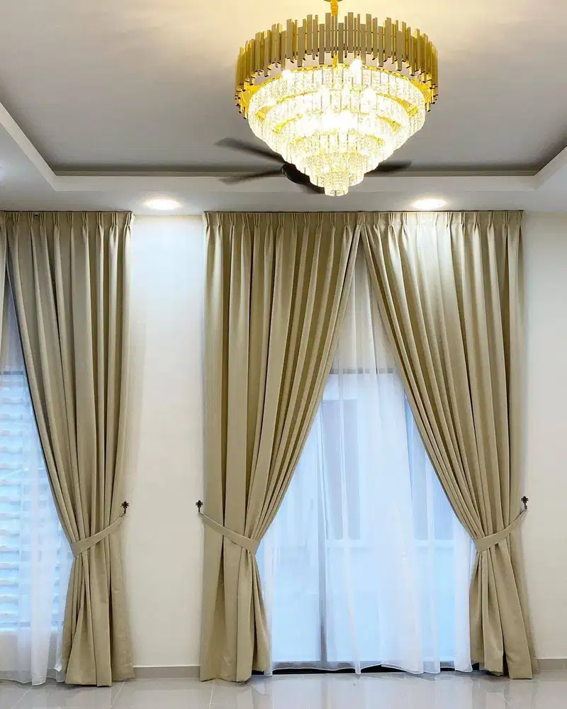 Jasa Pasang Gorden Custom Wallpaper Dinding 3D Gordyn Hordeng Korden