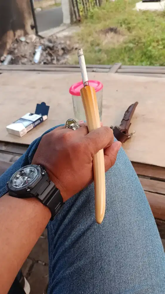 Dijual pipa Once GG bahan merah, cocok untuk kolektor maupun pemakai.