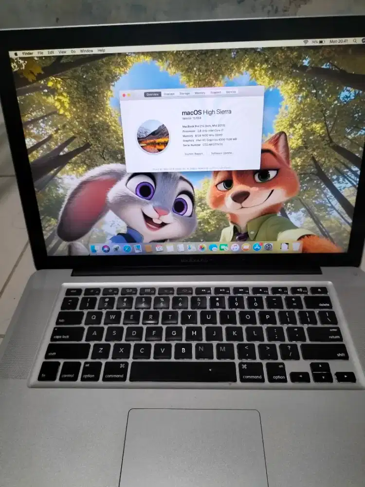 Jual cepat 3Macbook Pro Intel Core i7 Ram 8GB HDD 500GB