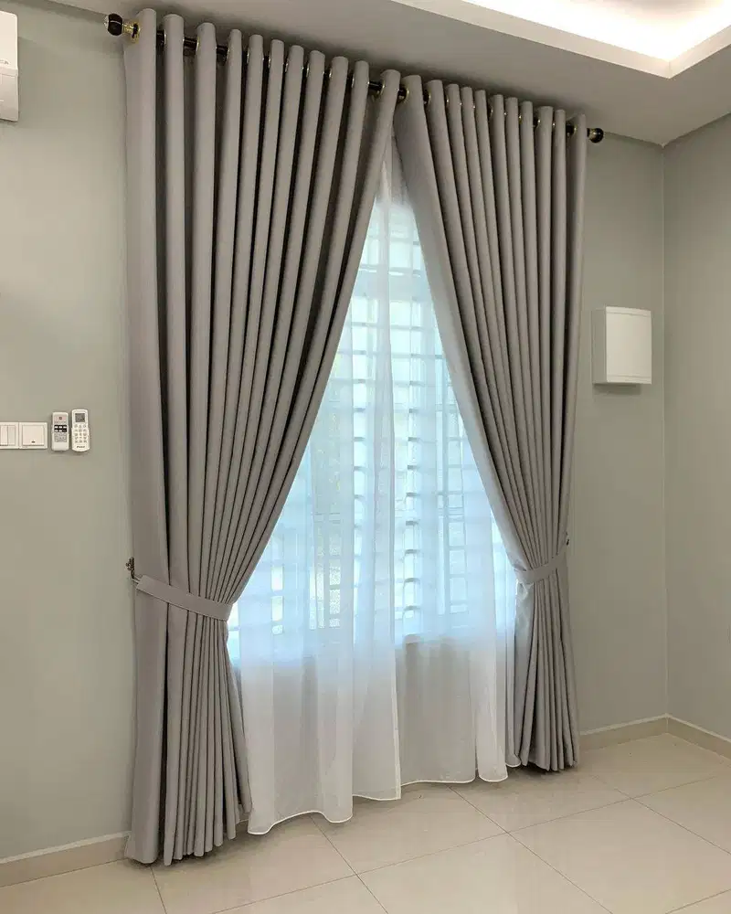 Menerima Pemasangan Gorden Wallpaper Dinding 3D Gordyn Hordeng Korden