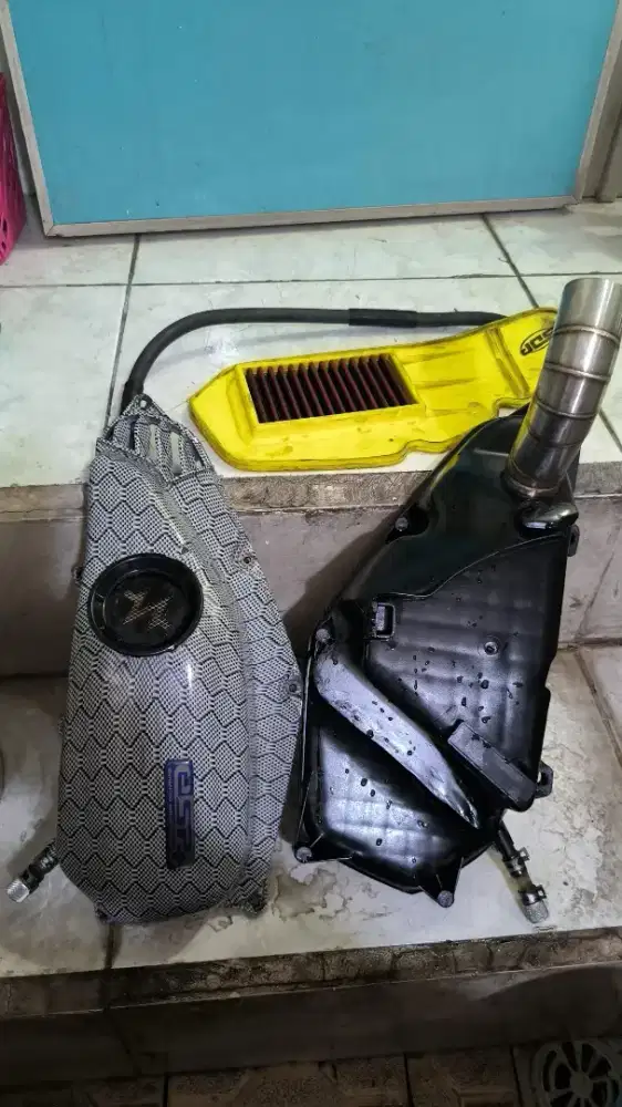 Box filter set dan Stoplamp Lazy blitz Vario Led Old