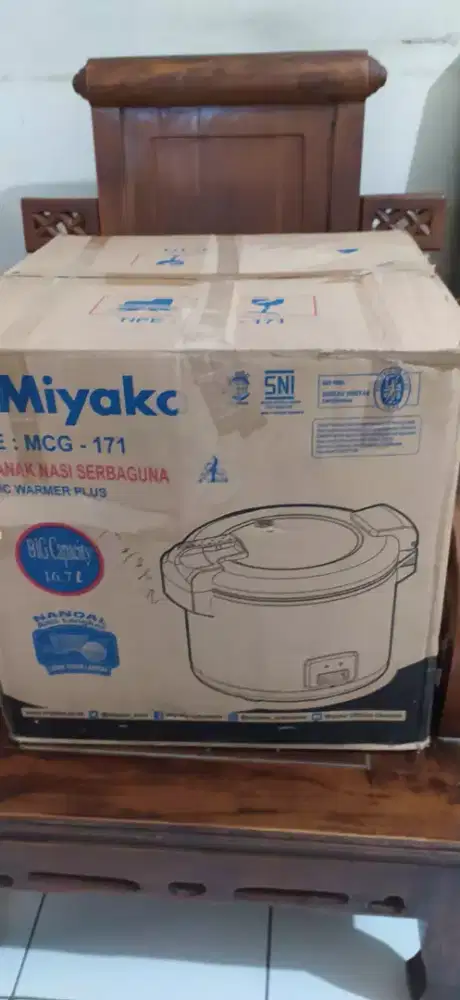 Jual Rice Cooker Miyako 6L Gress 99%