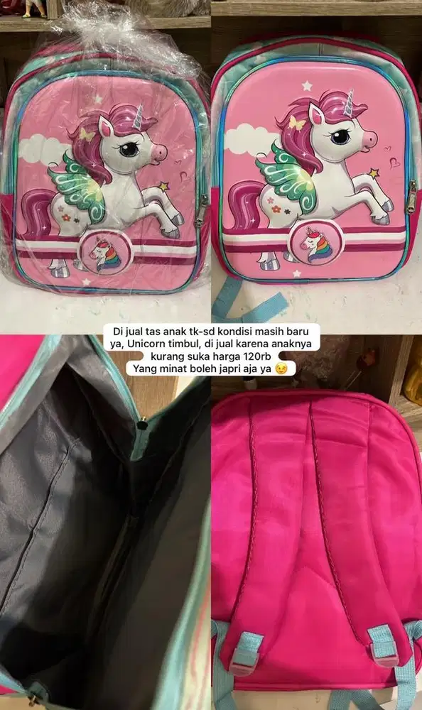 Tas anak sd kelas 1 dan 2