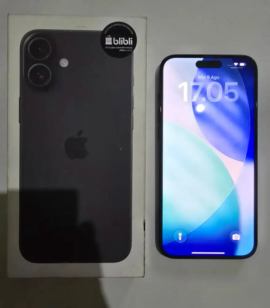 Jual iphone 16plus 256gb ibox bh 100 
CC 119 garansi on bulan 1 2027