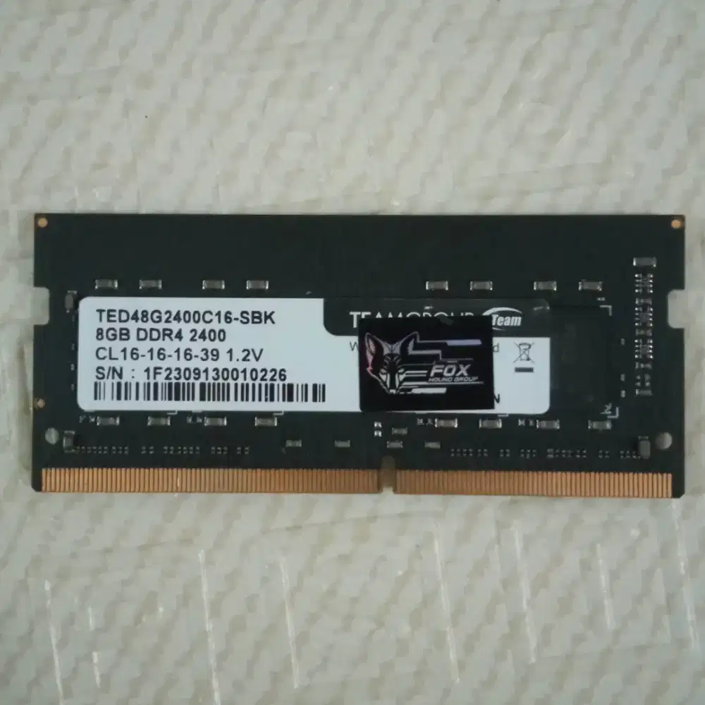 Ram Laptop Sodimm Team DDR4 8GB 2400MHz