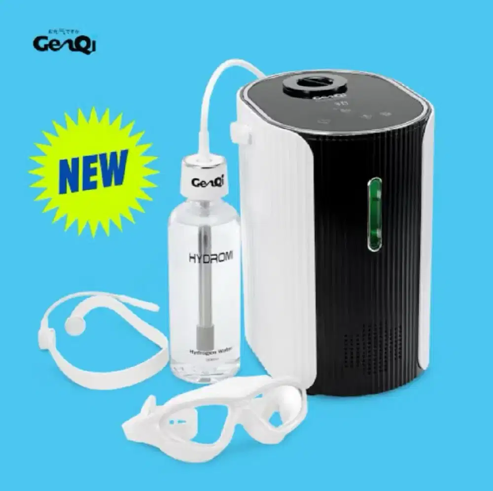 ELKEN GenQi Hydrogen Inhaler Next-Gen 3 in 1 Functionalities-Like New