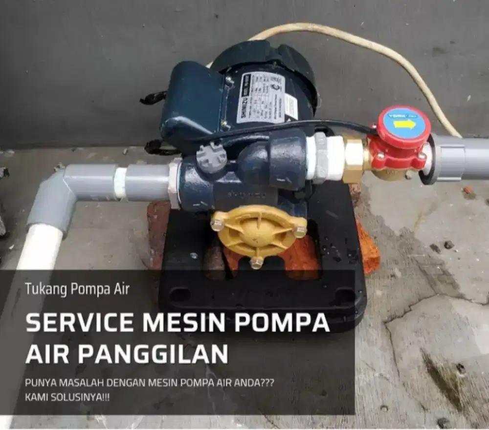 Jasa service SERVIS pompa air,sumur bor suntik gali,kuras sumur,sleman