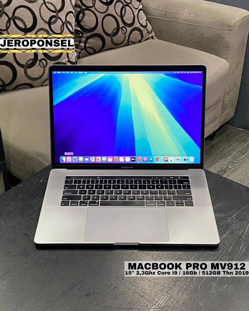 MACBOOK PRO 2019 15” i9 16/512GB RADEON PRO 560X MULUS ORIGINAL GARANS