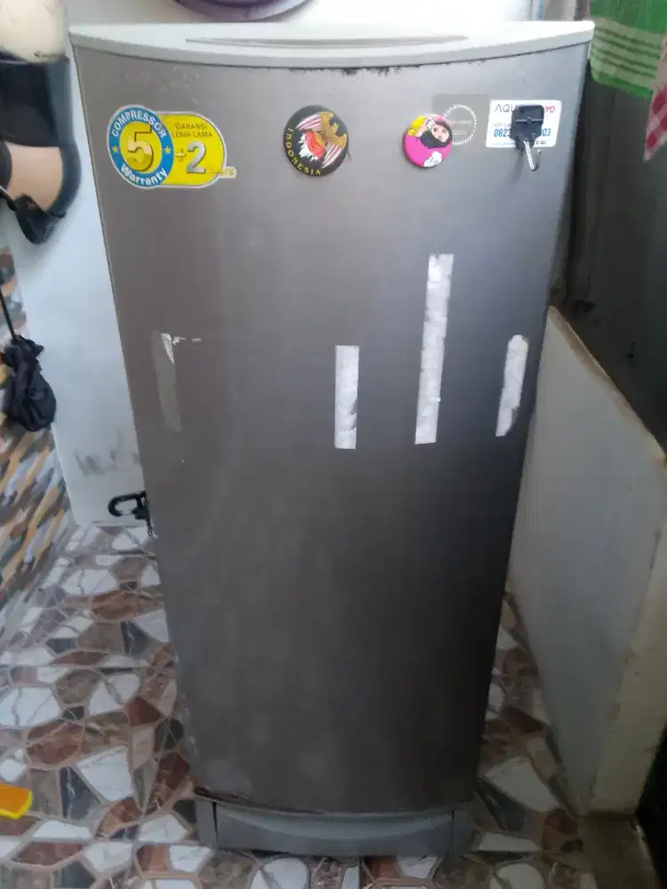 Kulkas 1 pintu Aqua minus baca dulu