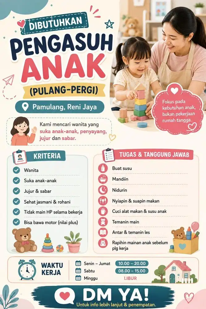 Pengasuh Anak PP Renijaya Pamulang