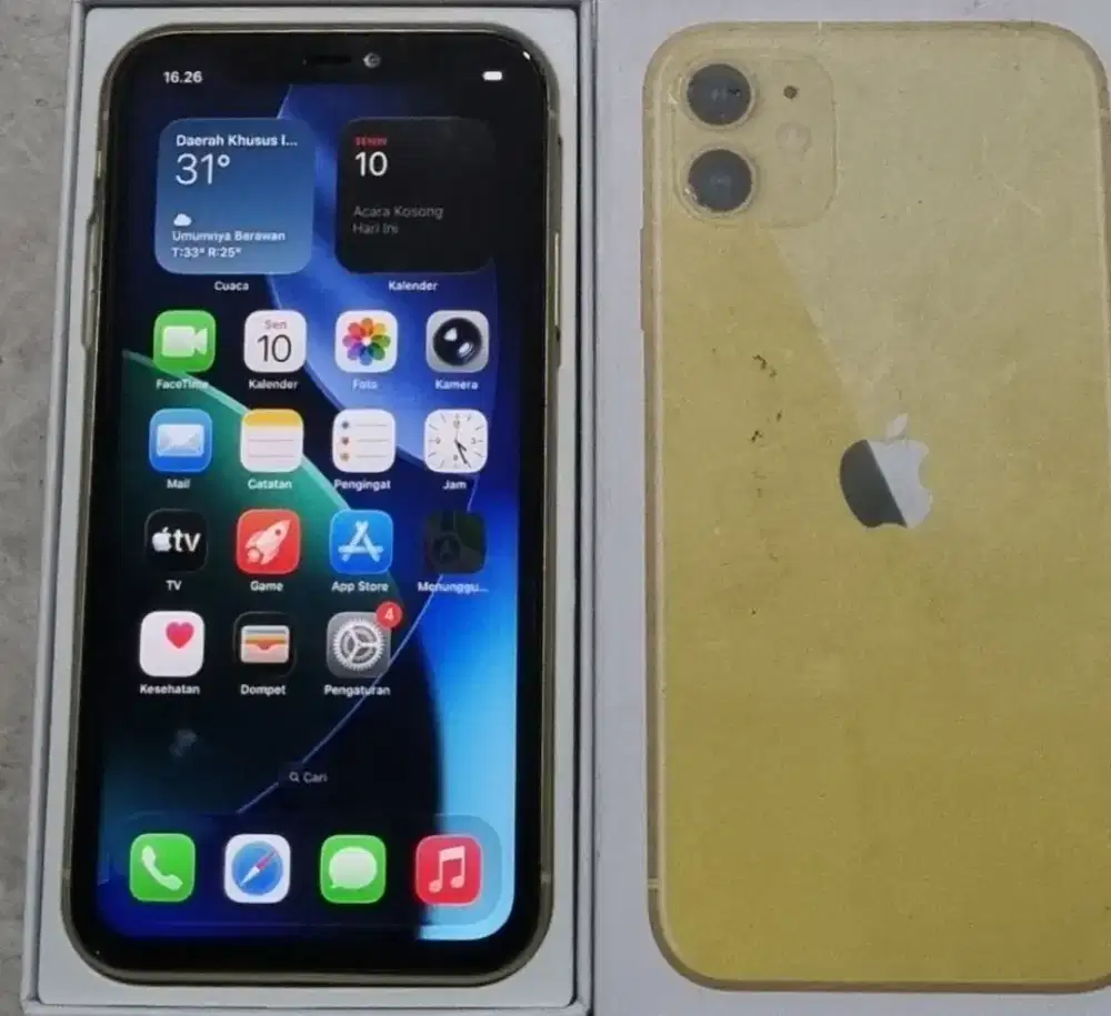 Iphone 11 64gb yeloww fulset