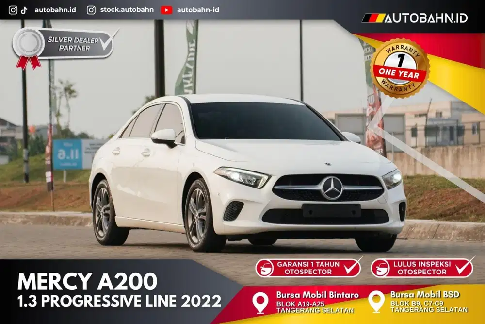 PAJAK PANJANG! Mercedes Benz A200 1.3 Progressive Line Sedan 2022