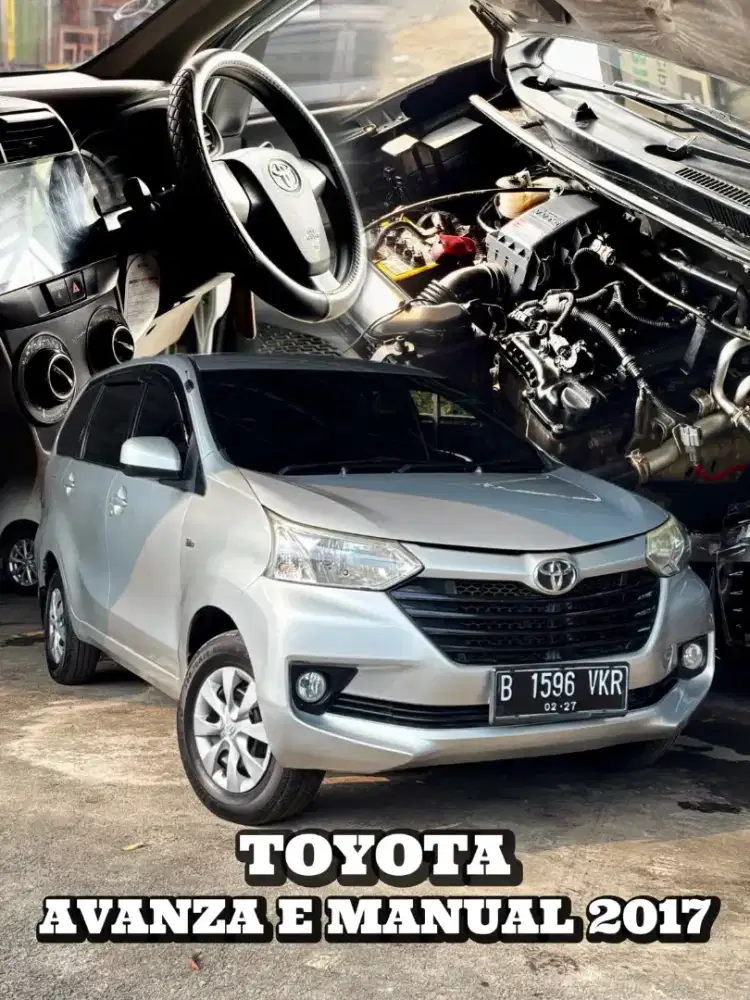 Toyota Avanza E 1.3 MT Manual 2017 Tangan Pertama dari Baru