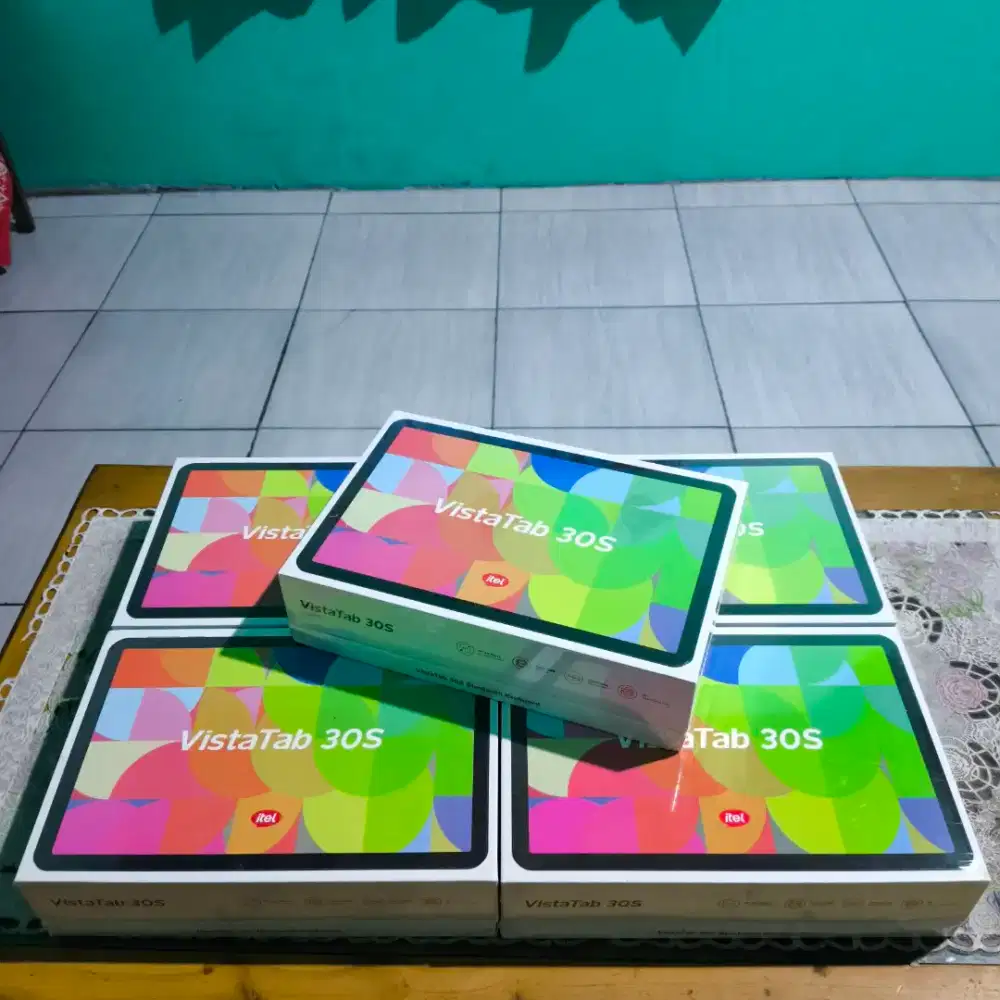 Itel vistatab 30s 4/128 baru dan segel murah