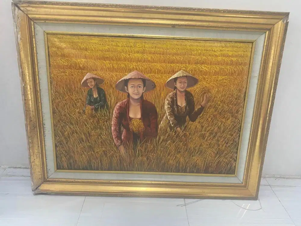 LUKISAN COLLECTOR GRADE ORIGINAL ASLI HANDMADE BUKAN GAMBAR FRAME