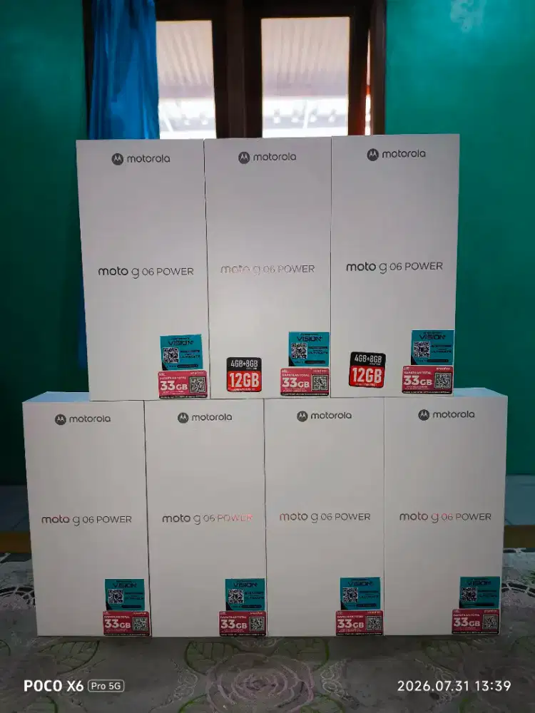 Motorola g06 power 4/128 baru dan segel murah
