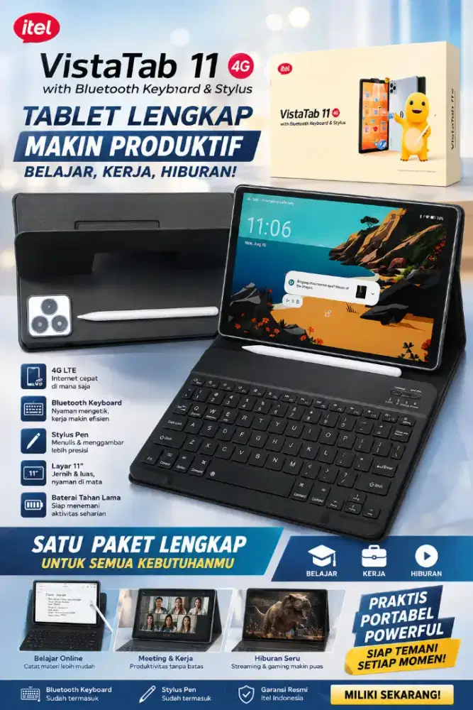 Dijual Vista tap itel ram 4/128 kondisi masih mulus, dijual cepat BU