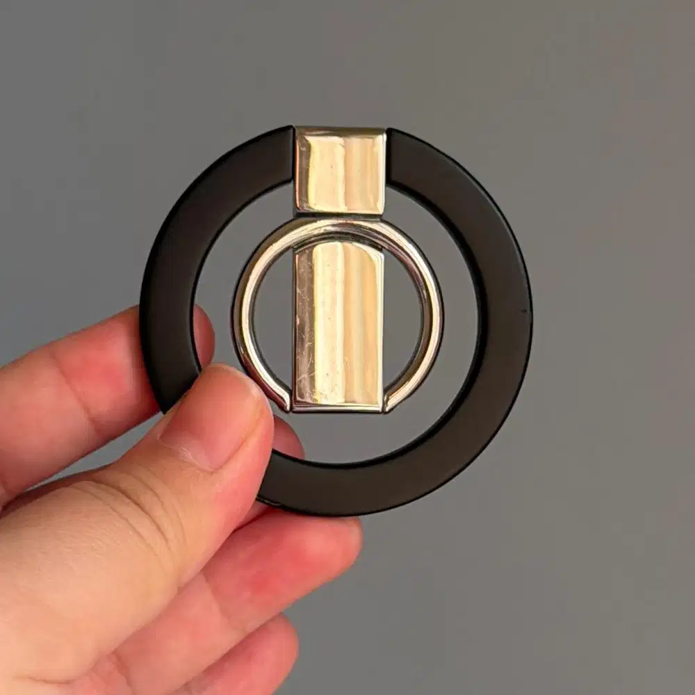 Magnetic Phone Grip Metal Alloy Ring Holder Adjustable