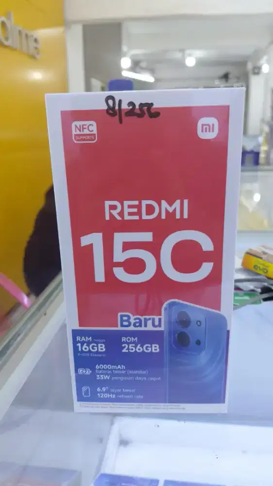 Jual butuh redmi 15C 8/256 masih segel