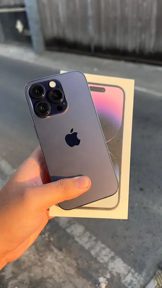 Iphone 14 pro 256 resmi beacukai stra ibox jaringn aman siap pkai bjm