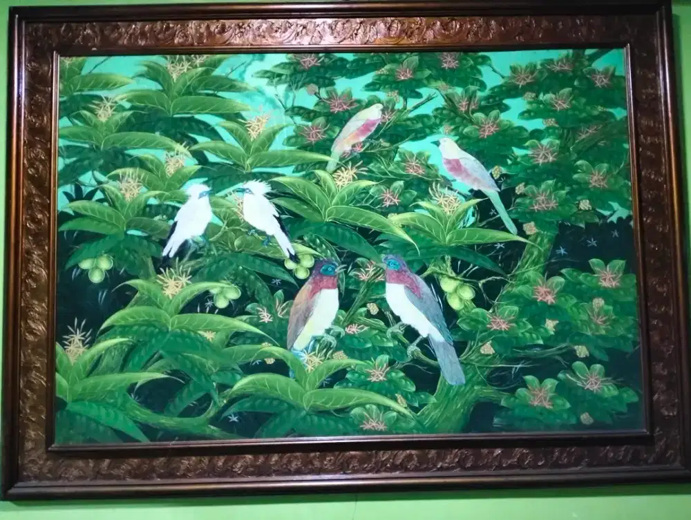 Lukisan dekoratif bali gaya ubud
