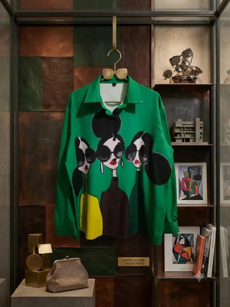 Kemeja gaya pop culture dan trendy
