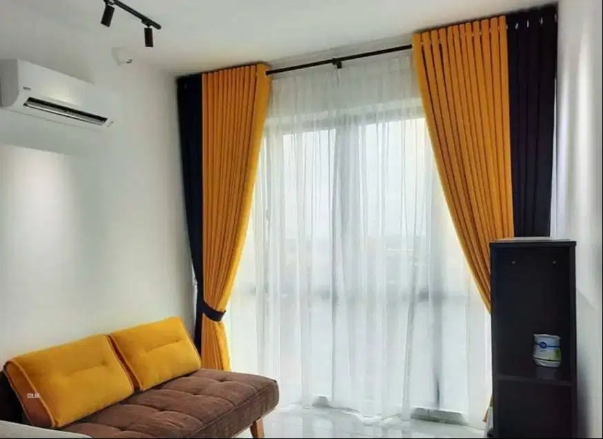 Jasa Pasang Gorden Custom Wallpaper Dinding 3D Gordyn Hordeng Korden