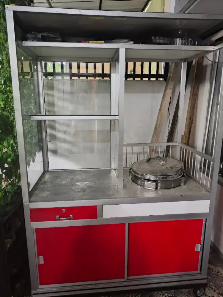 Etalase bakso/gerobak bakso