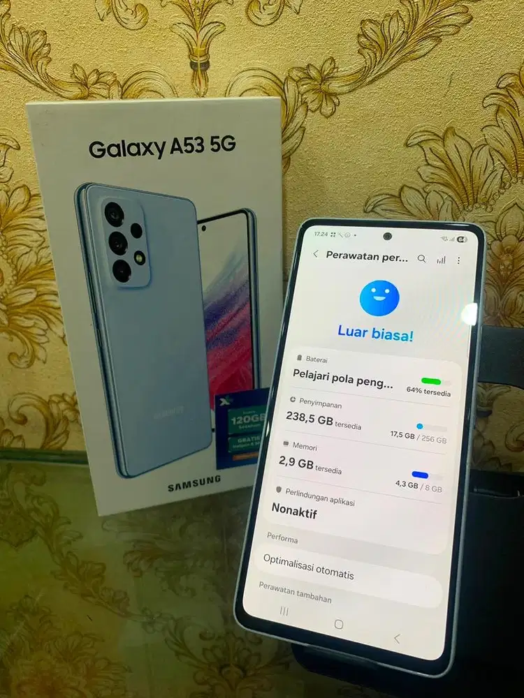 samsung a53 5g ram 8/256gb resmi sein
