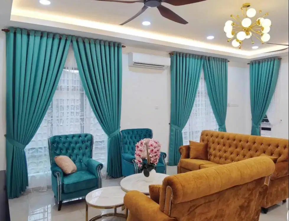 Jasa Pasang Gorden Custom Wallpaper Dinding 3D Gordyn Hordeng Korden