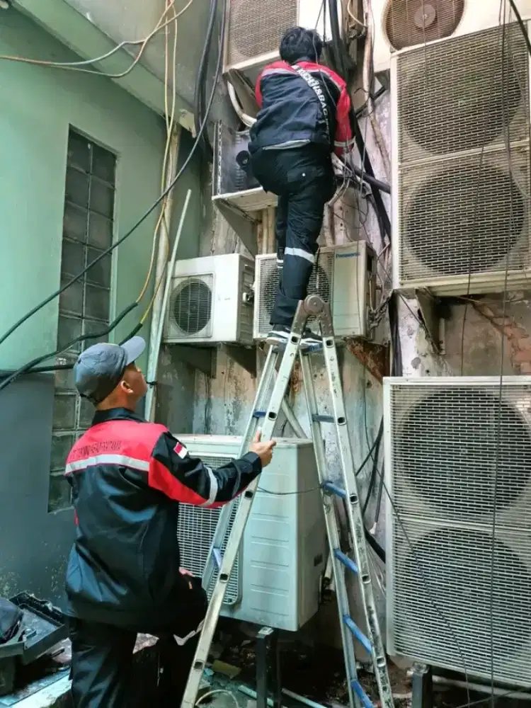 Service AC bongkar pasang AC kulkas