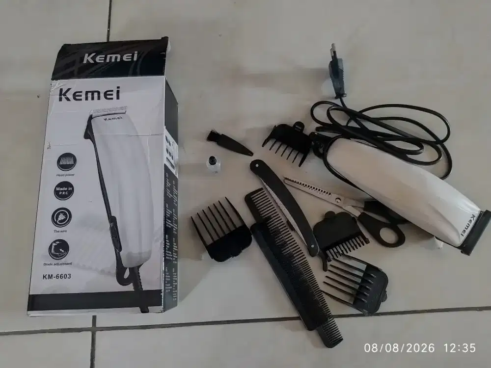 MESIN CUKUR RAMBUT KEMEI LENGKAP 1 SET (SECOND)