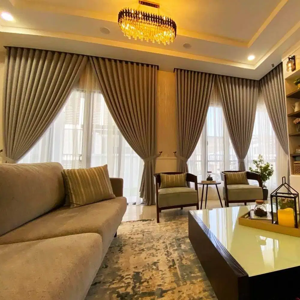 Jual Gorden Jendela & Pintu Gordyn Model Terbaru Wallpaper Dinding 3D