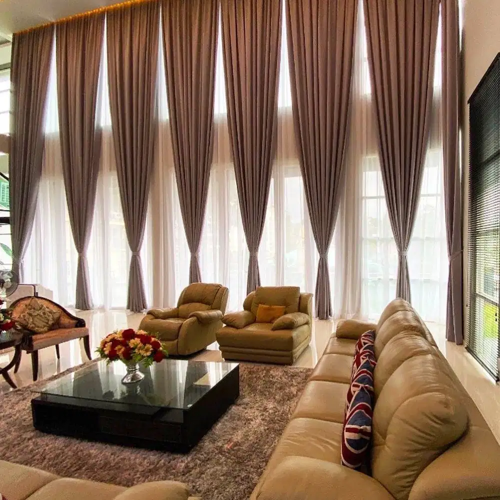 Menerima Pemasangan Gorden Wallpaper Dinding 3D Gordyn Hordeng Korden