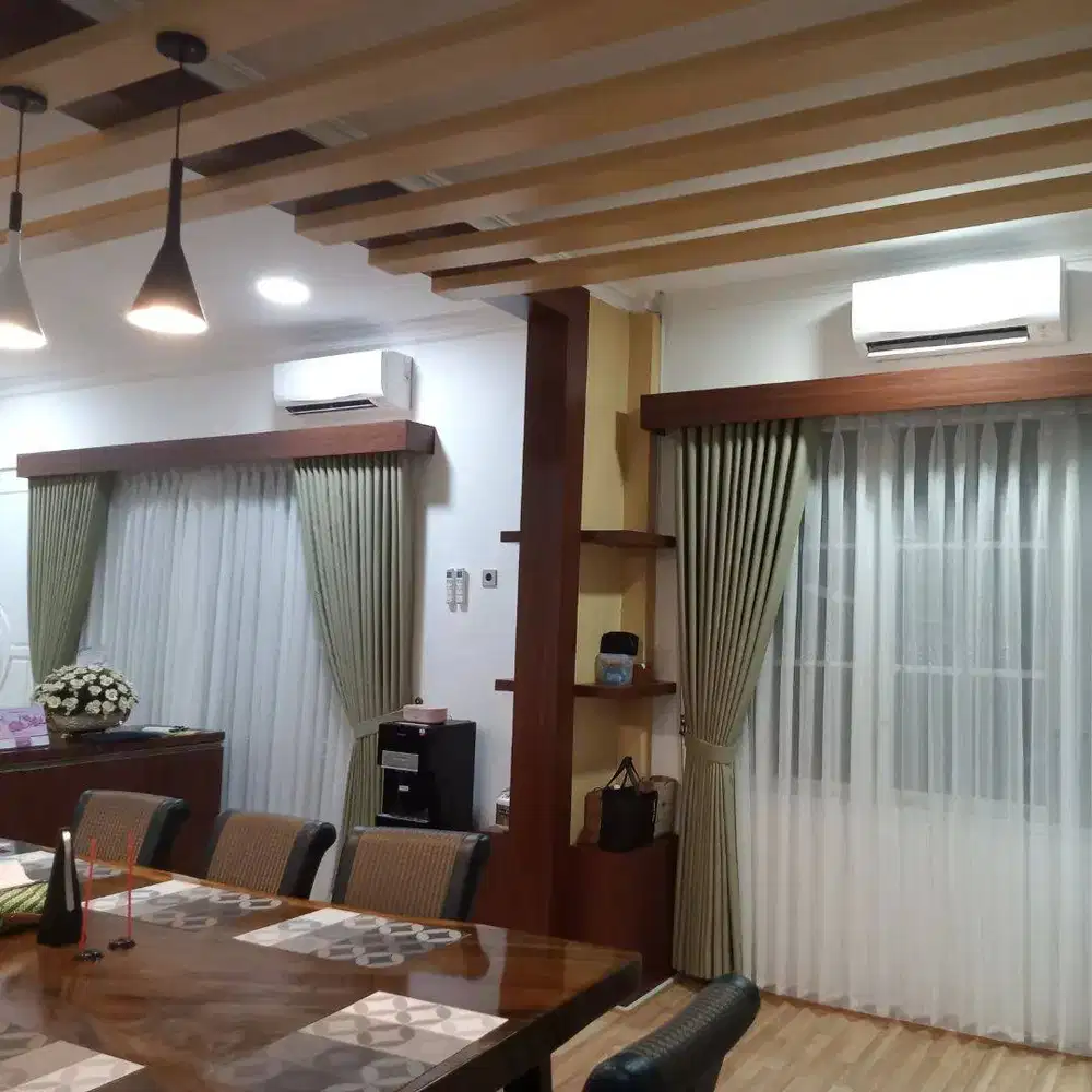 Menerima Pemasangan Gorden Wallpaper Dinding 3D Gordyn Hordeng Korden