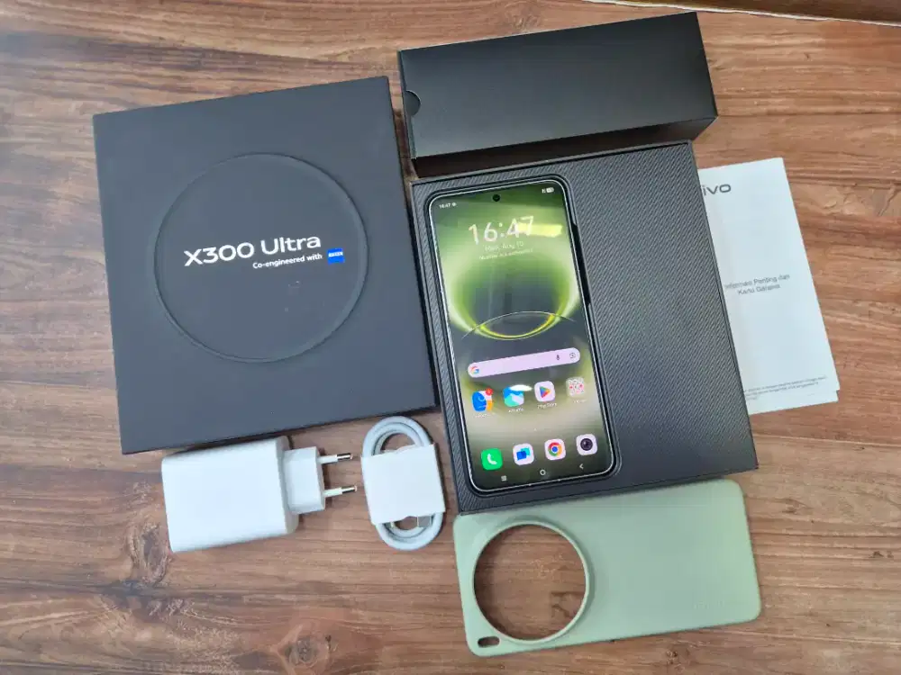 Vivo X300 Ultra 16GB 512GB Green Second Like New Garansi On bisa COD