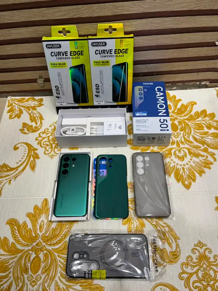 Tecno Camon 50 Pro 5G Second 3 Hari pakai Resmi