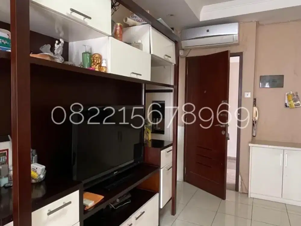 JUAL BU Apartemen Mediterania Garden Residence 2 Jakarta Barat - 2BR renov jadi 1BR Furnished